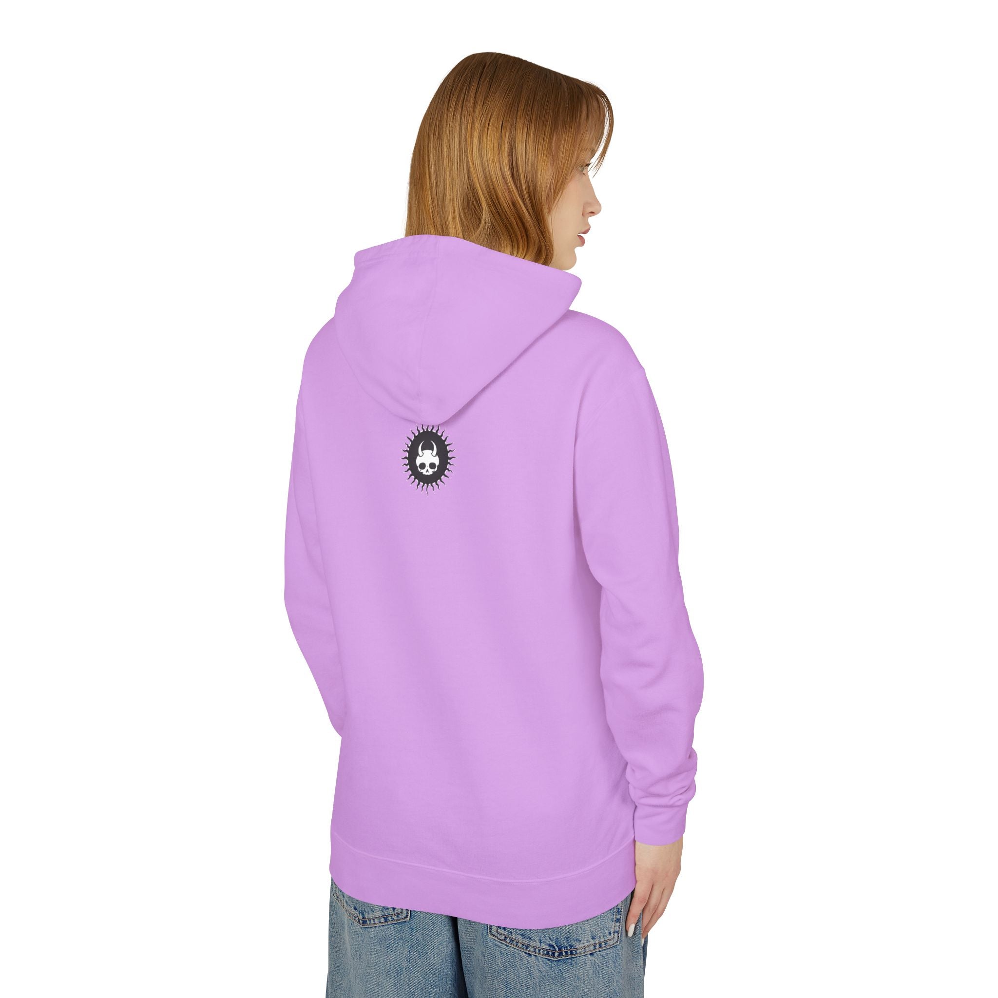 WAKE BAKE LIVE REPEAT - Unisex Lightweight Hooded Sweatshirt - Damned Threads